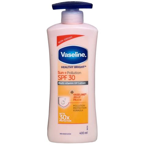 Buy Vaseline Healthy Bright Sun Pollution Spf Multi Vitamin Uv