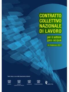 CONTRATTO COLLETTIVO NAZIONALE DI LAVORO Contratto Collettivo