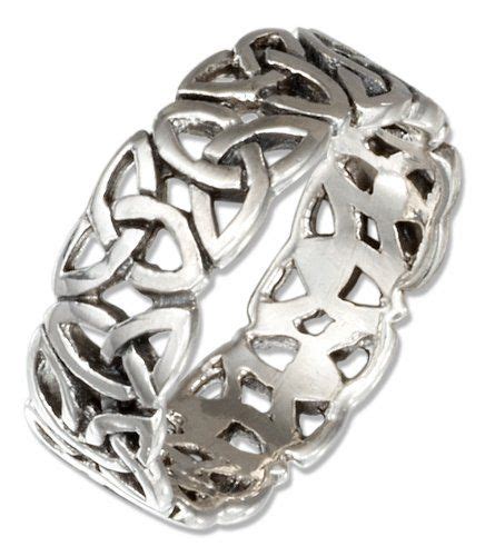 Sterling Silver Celtic Trinity Knot Band Ring Details Can Be Found By