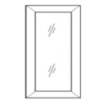 WDC274215GD Pepper Shaker Wall Glass Door Kitchen Cabinets