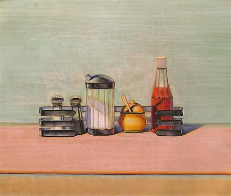 Caged Condiments 2000 Wayne Thiebaud Painting By Wayne Thiebaud Pixels