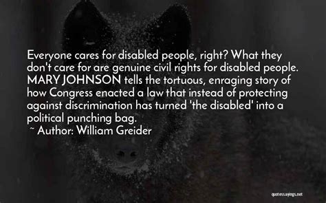 Top 7 Quotes And Sayings About Discrimination Against Disabled