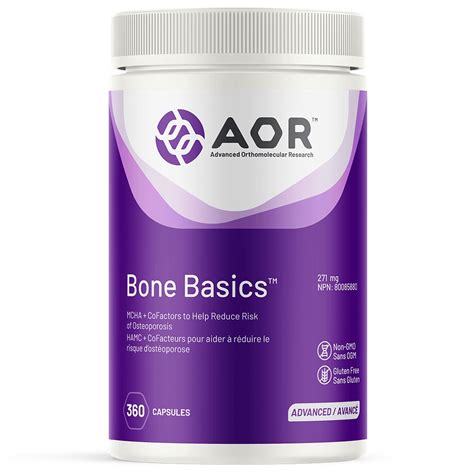 AOR Bone Basics 399mg 360 caps - Vitamin King - Sports & Supplements