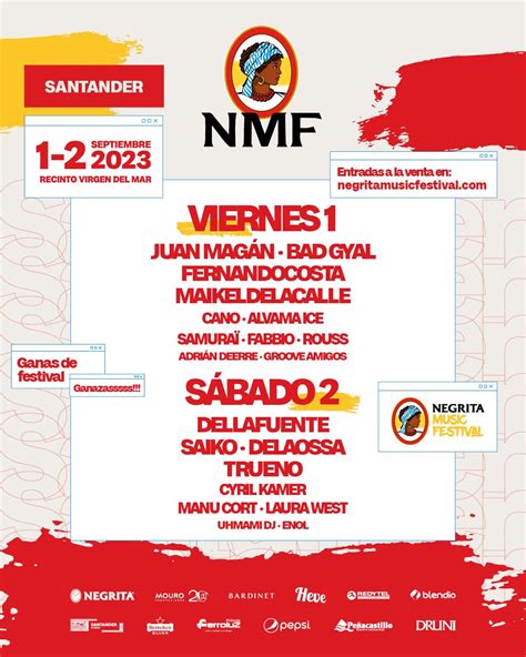 Negrita Music Festival Santander Da A Conocer El Reparto De