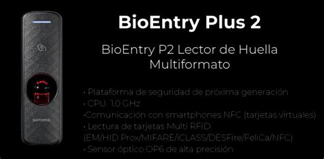 Lector De Huella Multiformato Bioentry Plus Tecnolog A Sintel