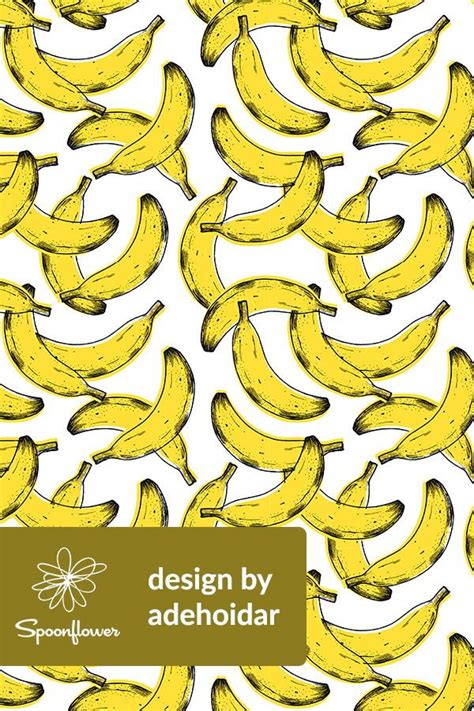 Banana Pattern Fabric