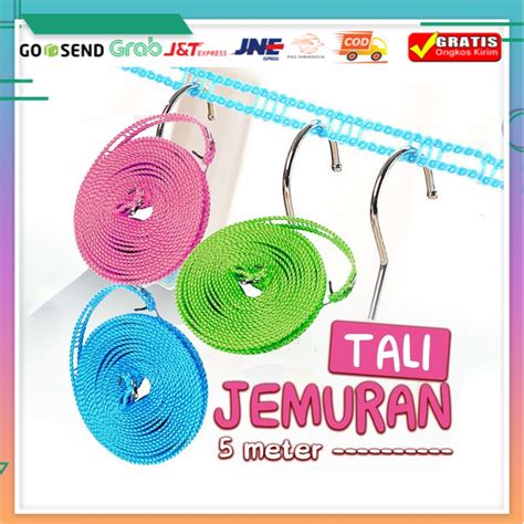 Jual Tali Jemuran M Meter Super Praktis Tali Jemuran Baju Tali