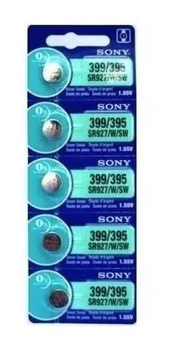 5 Baterias Pilha Sony Sr 399 395 Sr 927 Bateria Original Parcelamento