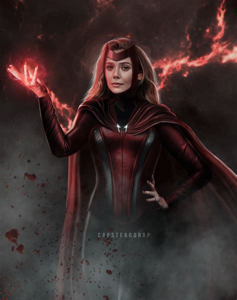 Elizabeth Olsen Scarlet Witch Concept Art