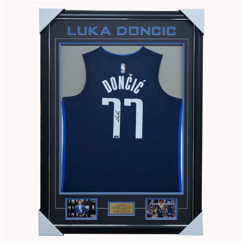 Luka Doncic Signed Dallas Mavericks Official Nba Panini Authentics Nav