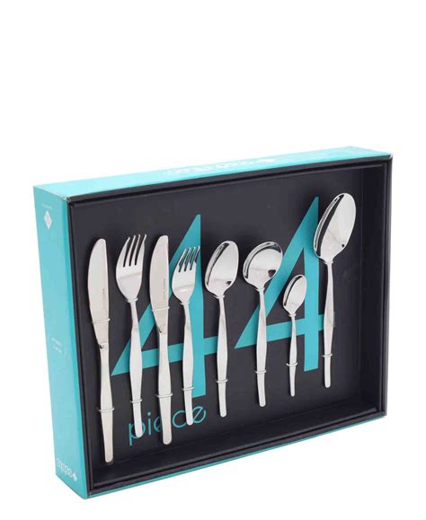 Eetrite Newport 44 Piece Cutlery Set Silver The Culinarium