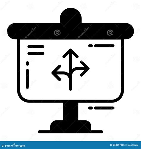 Signboard Direction Icon Related Map Location And Navigation Black Icon