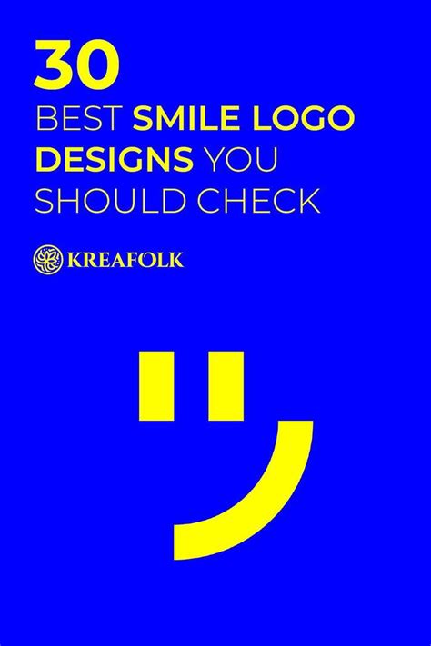 A Blue Poster With The Words 50 Best Smile Designs You Should Check In