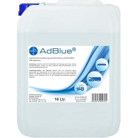 Hoyer AdBlue Hochreine SCR Harnstofflösung ISO 22241 2x10 Liter