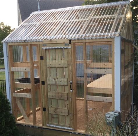 DIY Greenhouse with 2*4 and Polycarbonate Panels