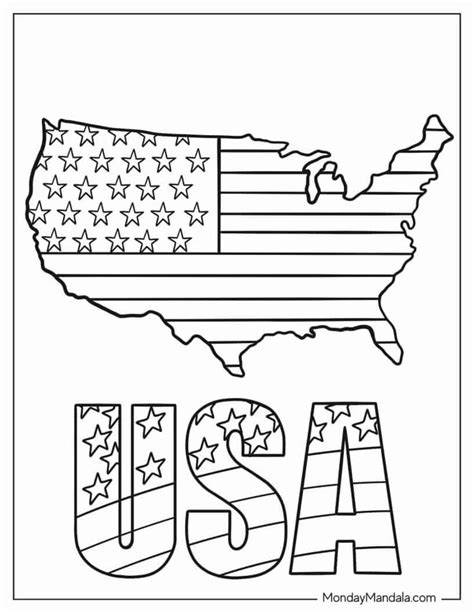 20 American Flag Coloring Pages (Free PDF Printables)