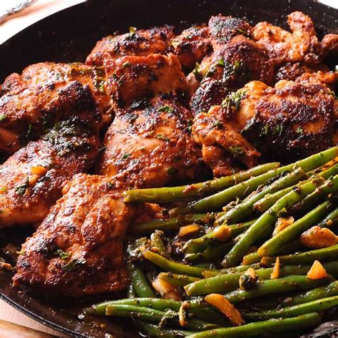 Lemon Garlic Chicken With Green Beans Whats In The Pan