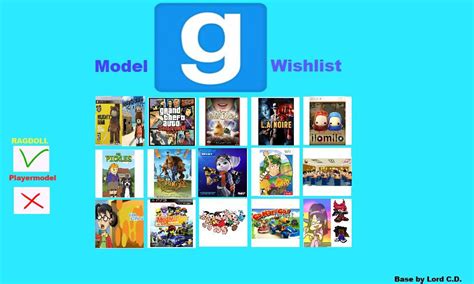 My Gmod Wishlist Model By Silverwaluigipie2 On Deviantart