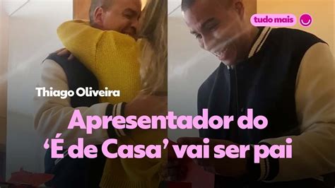 Thiago Oliveira anuncia que será papai pela primeira vez TV Famosos