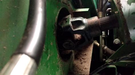 Greasing John Deere 9500 Drive Shaft YouTube