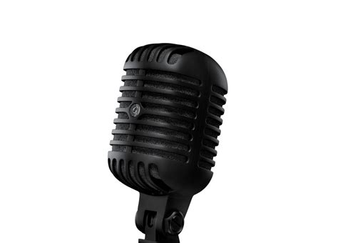 Super 55 Blk Vocal Microphone Pitch Black Edition Shure Usa