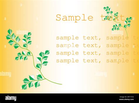 Nature background, sample text Stock Vector Image & Art - Alamy