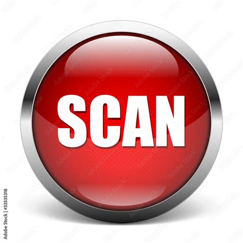 Red Scan Icon Stock Vector Adobe Stock