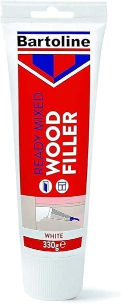 Bartoline Ready Mixed Wood Filler 330g Tube White Amazon Co Uk DIY