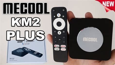 MECOOL KM2 PLUS 4K TV Box Official Android TV OS 4K Netflix YouTube