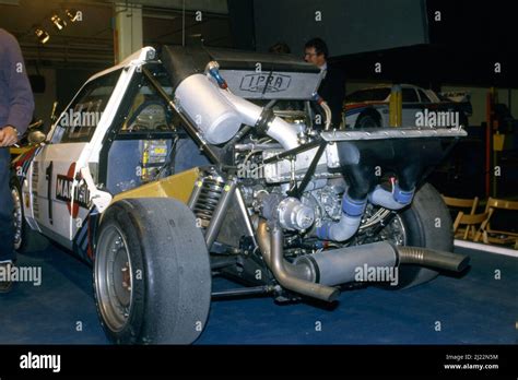 Lancia Delta S4 engine Stock Photo - Alamy