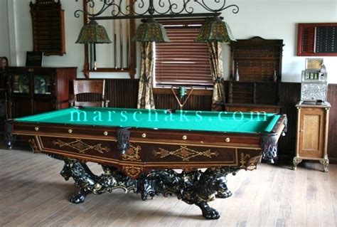 1880 Rosewood Monarch Marschak S Antique Brunswick Billiard Tables