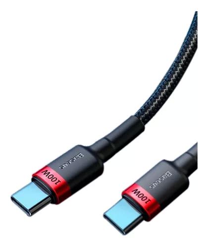 Cable Reforzado Baseus Carga Rápida Uso Rudo Usb C 2 Metros Envío Gratis