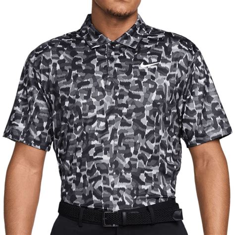 Apparel Tops Polos Nike Mens Tour Dri Fit Confetti Print Golf Polo