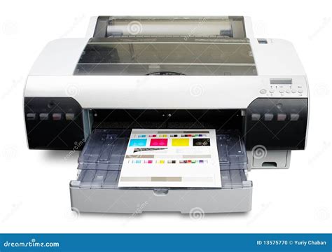 inkjet printer stock photo image  industrial isolated