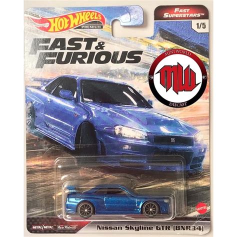 Hot Wheels Premium Skyline R Velozes E Furiosos Fast And Furious Shopee Brasil