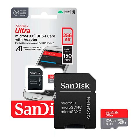 Carto De Mem Ria Micro Sd Sandisk Ultra Gb