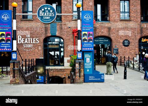 The Beatles Story Albert Dock Liverpool England Stock Photo Alamy