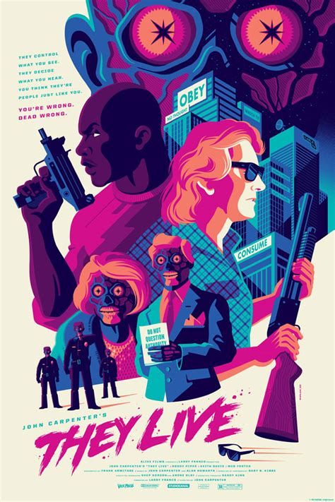 They Live - Movie Poster by Tom Whalen | Vice Press