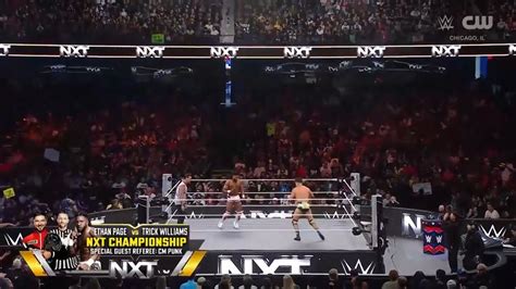 Ethan Page Vs Trick Williams Campeonato De NXT Arbitro Especial CM