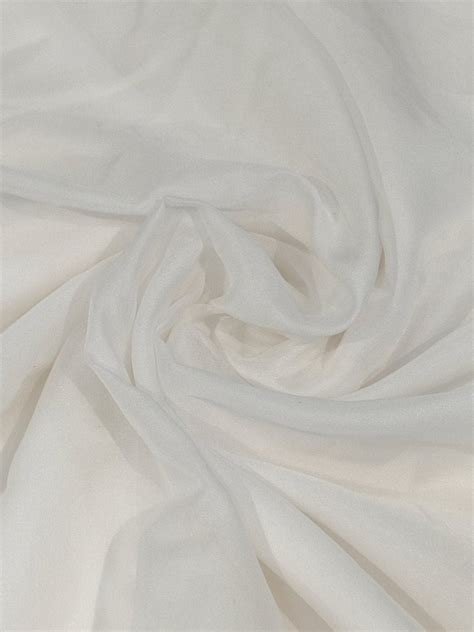 White Satin Organza Fabric Dyeable At Rs 40 Meter Organza Fabric In