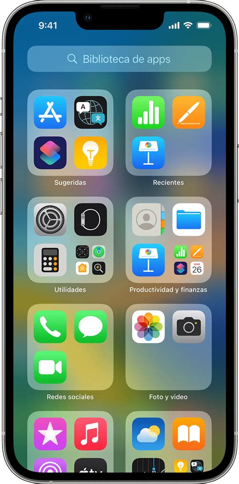Organizar La Pantalla De Inicio Y La Biblioteca De Apps En El Iphone