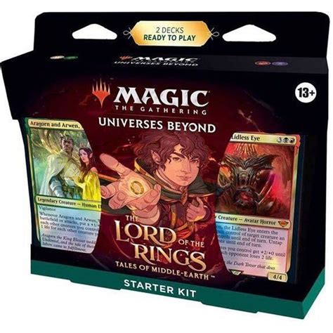 Jeu De Cartes Magic Le Seigneur Des Anneaux Boosters Starter Kit