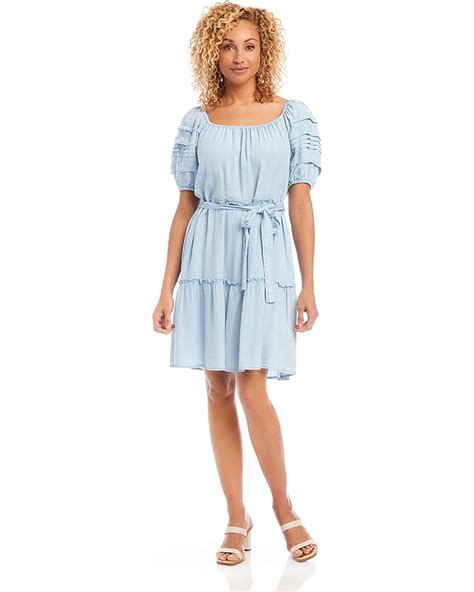 Women S Karen Kane Short Sleeve Tiered Dress Zappos