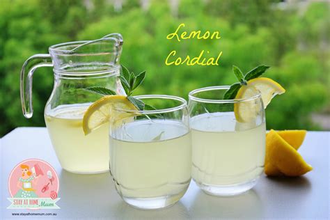 Lemon Cordial | Stay at Home Mum