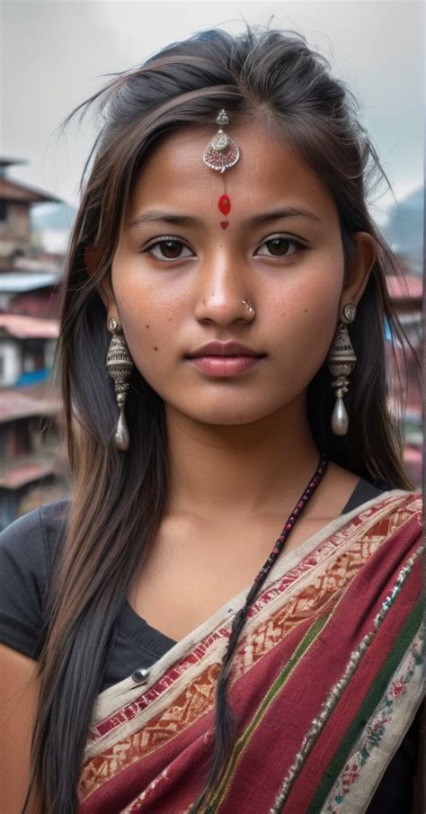 Gorgeous Newari Nepali Beautiful Girl Ultra Sharp Fo