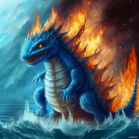 New Fire Water Pokemon With Evolution Rmidjourney