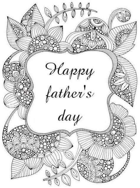 30 Free Printable Fathers Day Coloring Pages