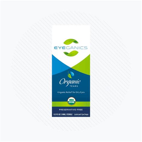 Eyeganics 100 Organic Preservative Free Eye Drops For Dry Eyes