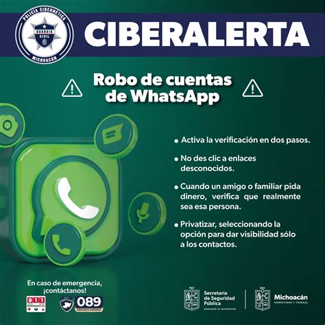 SSP SSP emite alerta por extorsiones vía WhatsApp