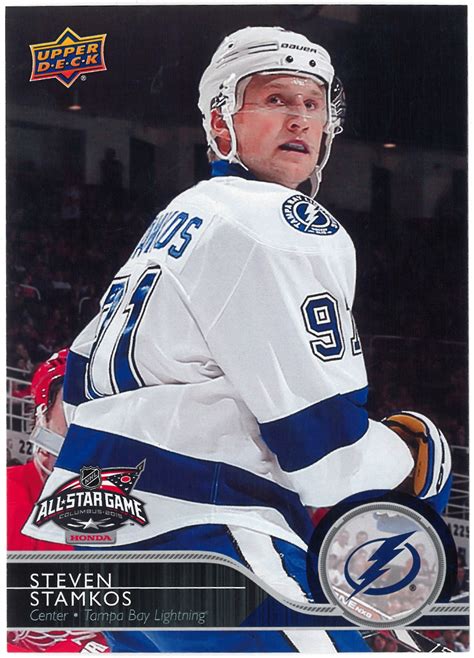 2015 Upper Deck All Star Game Steven Stamkos 5 X 7 Card Tampa Bay